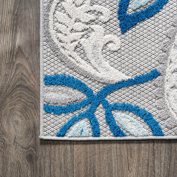 Julien Paisley High-low Indoor/outdoor Area Rug